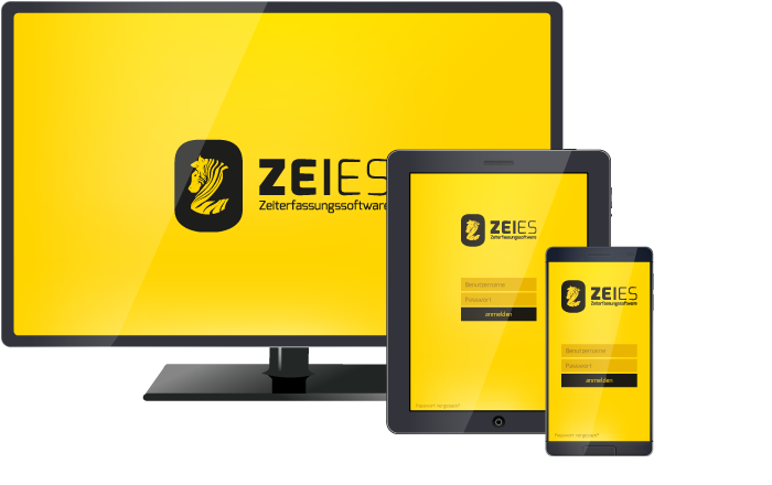 ZEIES | Online Zeiterfassung, webbasierend, für PC, Tablet und Mobile